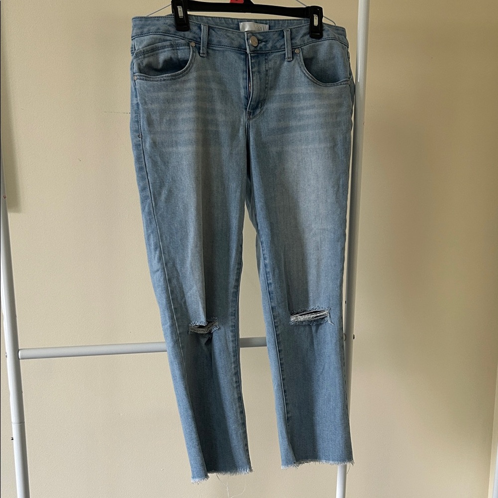 1822 Denim Light Blue Ankle Jeans